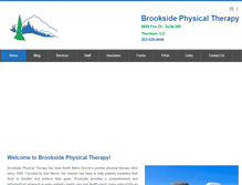 Tablet Screenshot of brooksidept.com